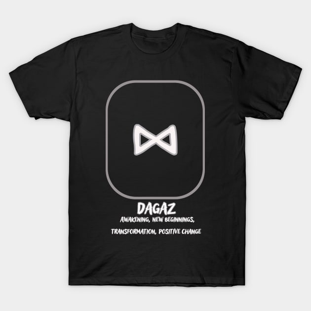 The Nordic rune Dagaz T-Shirt by Skandynavia Cora